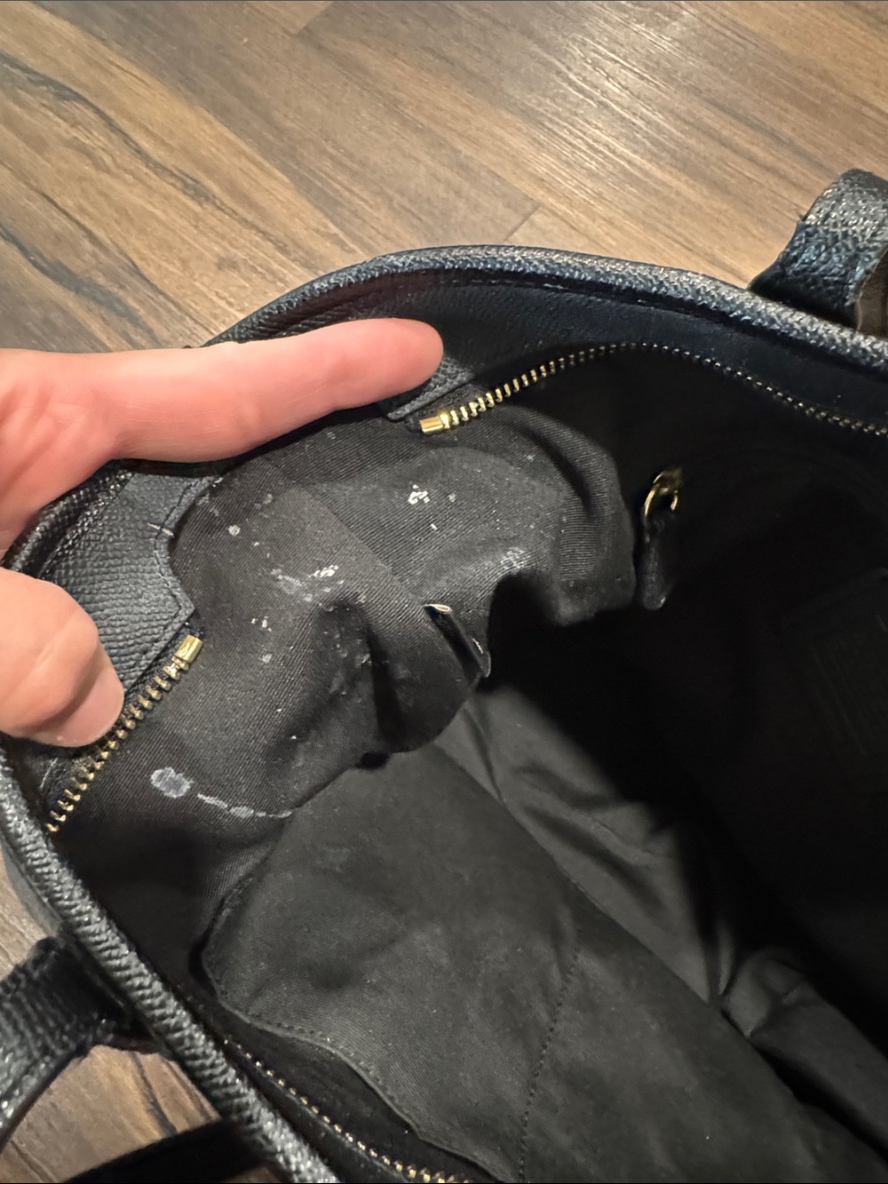 Coach Pebble Leather Tote Bag - Picture 5 of 14